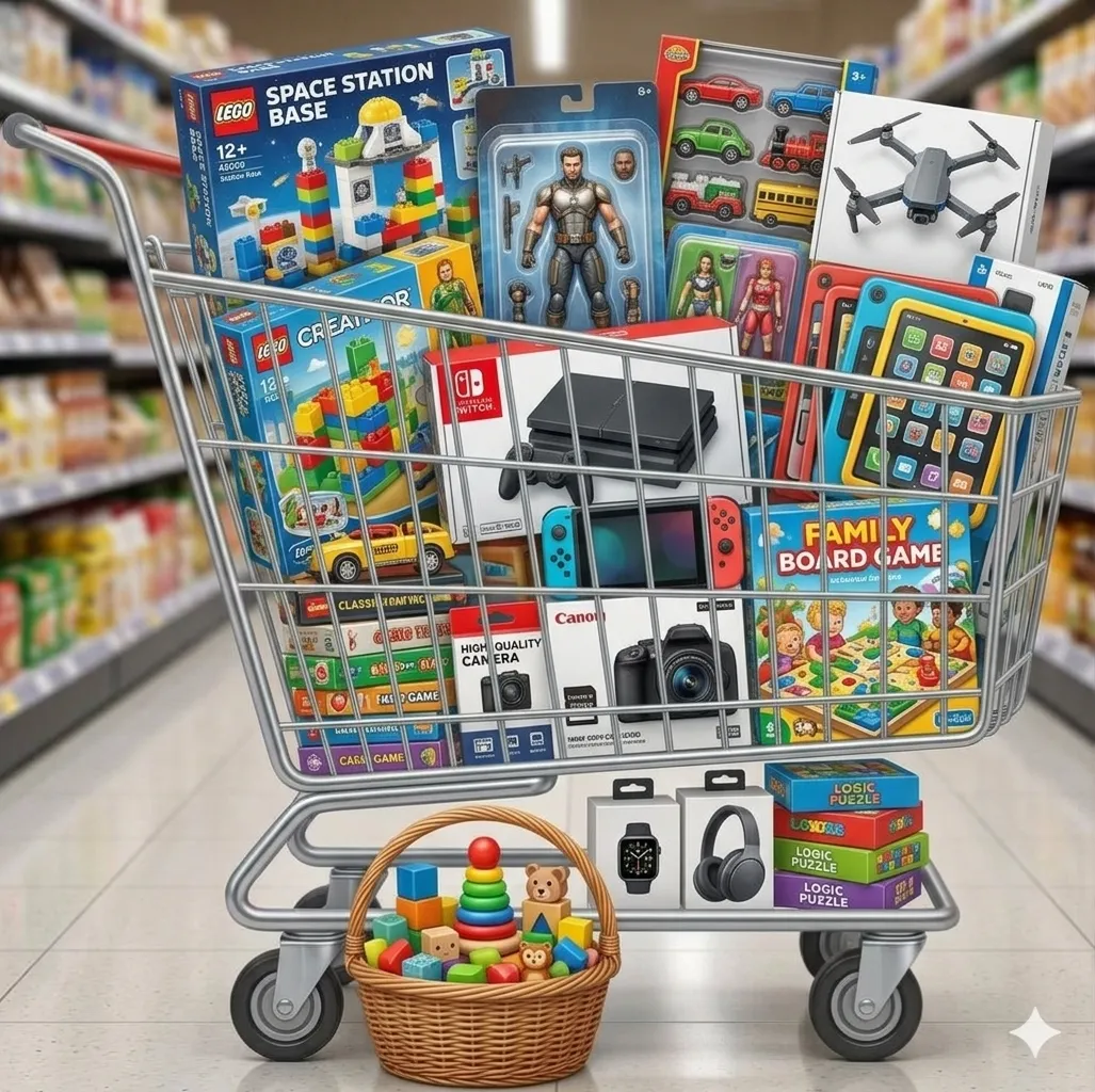 electronics and toys